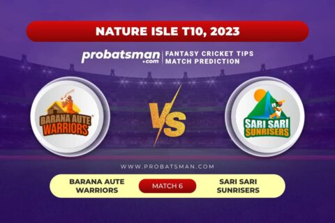 BAW vs SSS Dream11 Prediction With Stats, Pitch Report & Player Record of Nature Isle T10, 2023 For Match 6