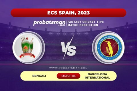 BEN vs BI Dream11 Prediction With Stats, Pitch Report & Player Record of ECS Spain, 2023 For Match 85