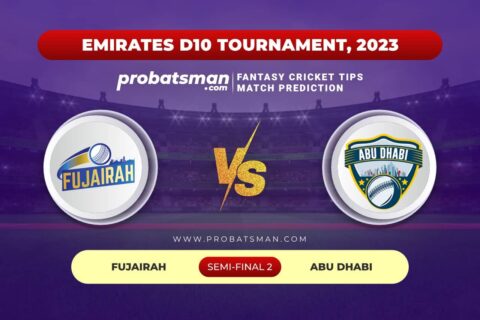 Semi-Final 2 FUJ vs ABD Emirates D10 Tournament, 2023