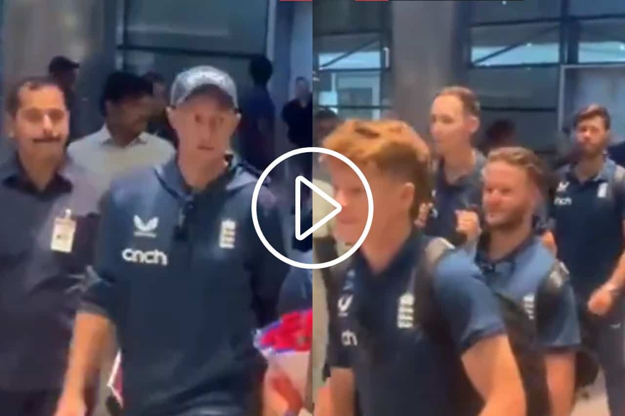 England Cricket Team Arrives In India