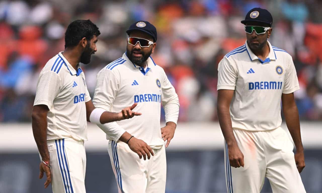 Jasprit Bumrah, Rohit Sharma & Ravichandran Ashwin