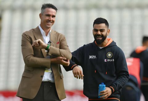 Kevin Pietersen and Virat Kohli