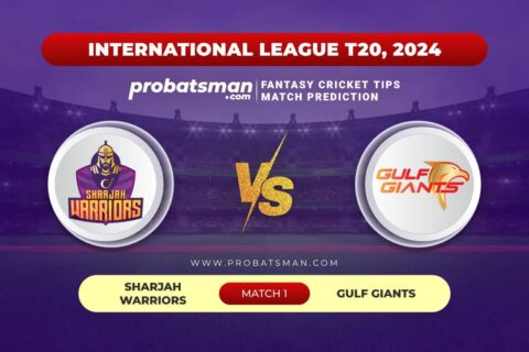 SJH vs GUL Dream11 Prediction With Stats, Pitch Report & Player Record of ILT20, 2024 For Match 1
