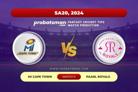 MICT vs PR Dream11 Prediction With Stats, Pitch Report & Player Record of SA20, 2024 For Match 11 MICT vs PR Dream11 Prediction With Stats, Pitch Report & Player Record of SA20, 2024 For Match 11