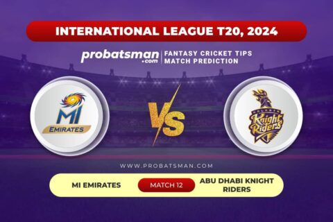 Match 12 EMI vs ABD International League T20 (ILT20), 2024