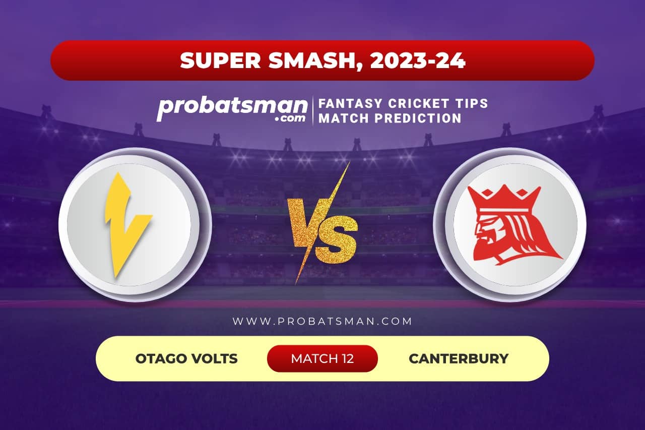 Match 12 OV vs CTB Super Smash, 2023-24