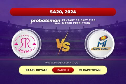 PR vs MICT Dream11 Prediction With Stats, Pitch Report & Player Record of SA20, 2024 For Match 14