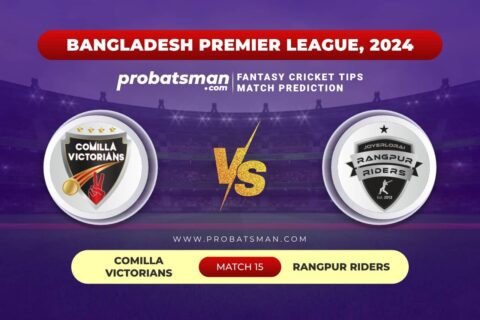 COV vs RAN Dream11 Prediction With Stats, Pitch Report & Player Record of BPL, 2024 For Match 15
