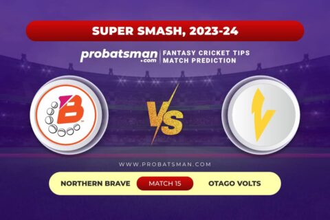 ND vs OV Dream11 Prediction With Stats, Pitch Report & Player Record of Super Smash, 2023-24 For Match 15