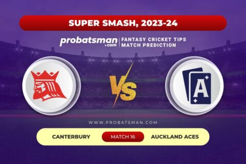 Match 16 CTB vs AA Super Smash, 2023-24