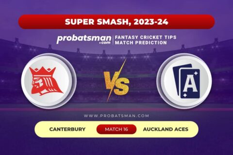 CTB vs AA Dream11 Prediction With Stats, Pitch Report & Player Record of Super Smash, 2023-24 For Match 16