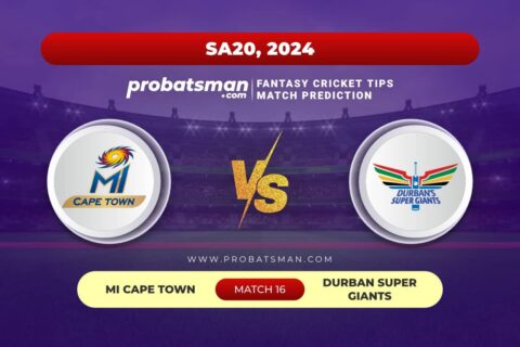 Match 16 MICT vs DSG SA20, 2024