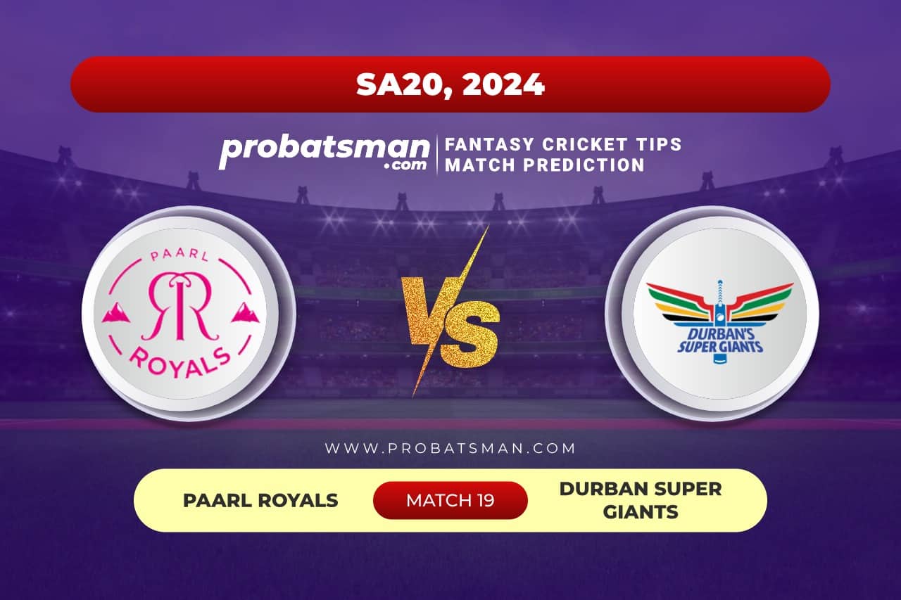 Match 19 PR vs DSG SA20, 2024