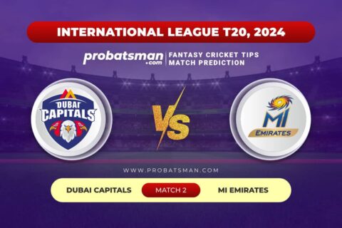 DUB vs EMI Dream11 Prediction With Stats, Pitch Report & Player Record of ILT20, 2024 For Match 2