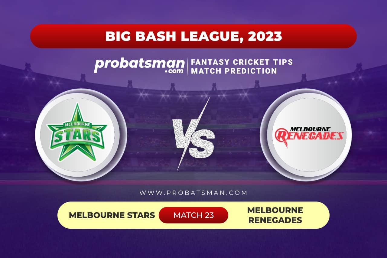 Match 23 STA vs REN Big Bash League (BBL) 2023-24