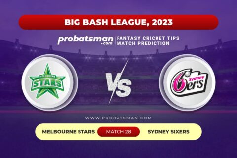 Match 28 STA vs SIX Big Bash League (BBL) 2023-24