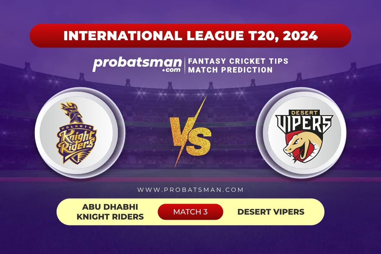 Match 3 ABD vs VIP International League T20 (ILT20), 2024