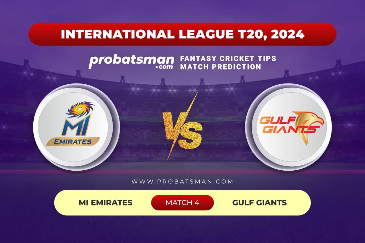 Match 4 EMI vs GUL International League T20 (ILT20), 2024