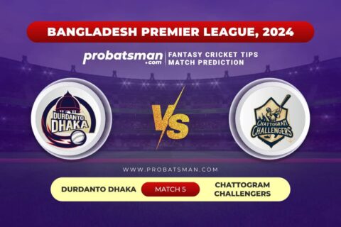 DD vs CCH Dream11 Prediction With Stats, Pitch Report & Player Record of BPL, 2024 For Match 5