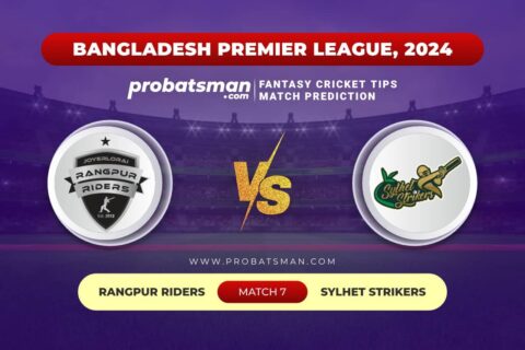 RAN vs SYL Dream11 Prediction With Stats, Pitch Report & Player Record of BPL, 2024 For Match 7