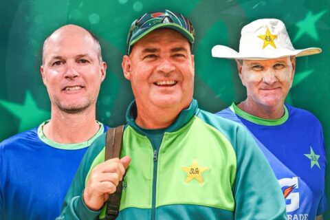 Mickey Arthur, Grant Bradburn, and Andrew Puttick