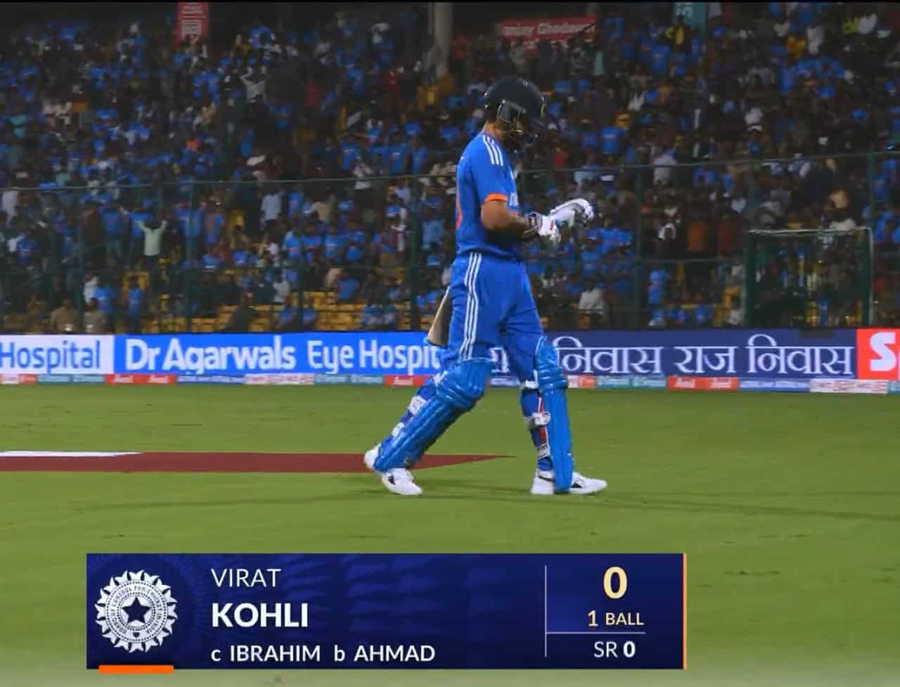 Virat Kohli Against Afghanistan in 3rd T20I