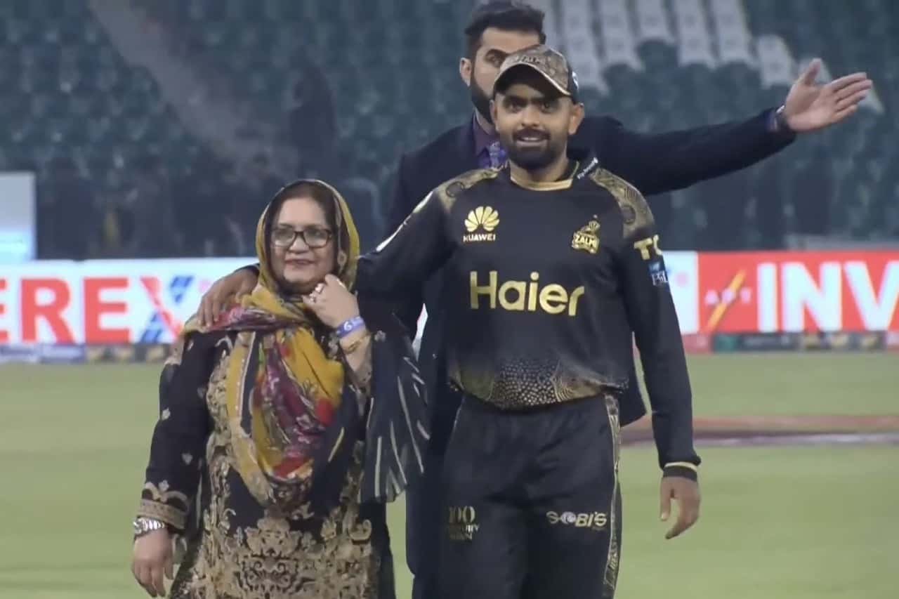 Babar Azam With Mother