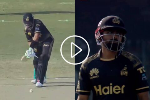 [Watch] Babar Azam’s Brave Effort Ends in Unfortunate Dismissal in PSL 2024