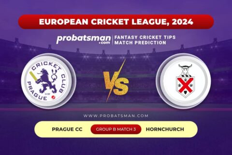 PCC vs HOR Dream11 Prediction With Stats, Pitch Report & Player Record of European Cricket League, 2024 For Match 3 of Group B