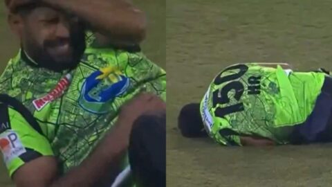 Haris Rauf Injured his Shoulder during PSL 2024 Match