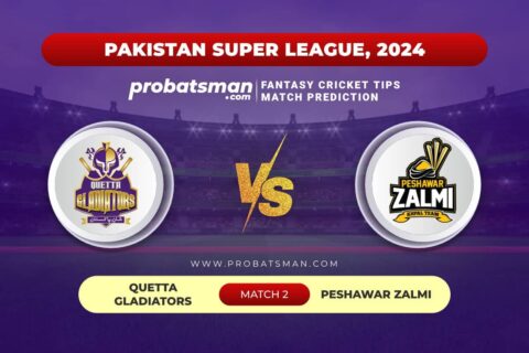 Match 2 QUE vs PES Pakistan Super League, 2024