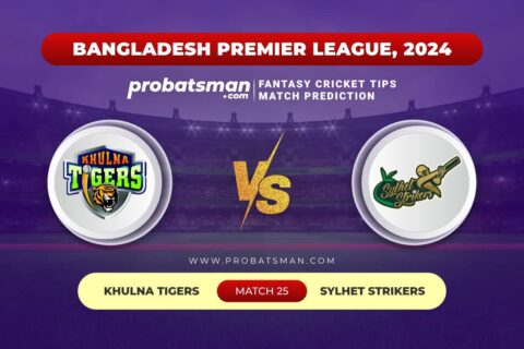 Match 25 KHT vs SYL Bangladesh Premier League, 2024