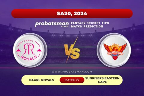 PR vs SEC Dream11 Prediction With Stats, Pitch Report & Player Record of SA20, 2024 For Match 27