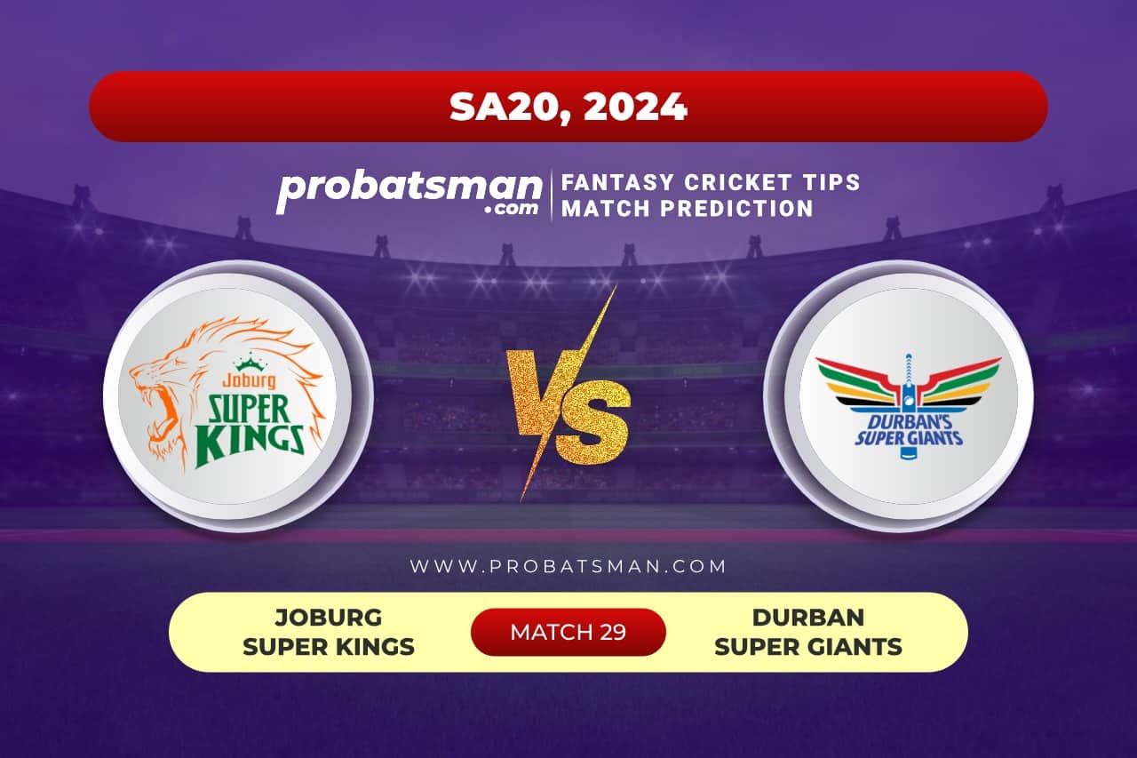 Match 29 JSK vs DSG SA20, 2024