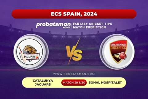 CJG vs SOH Dream11 Prediction With Stats, Pitch Report & Player Record of ECS Spain, 2024 For Match Match 29 & 30