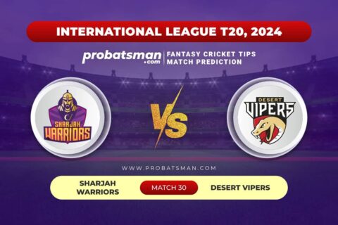 SJH vs VIP Dream11 Prediction With Stats, Pitch Report & Player Record of ILT20, 2024 For Match 30