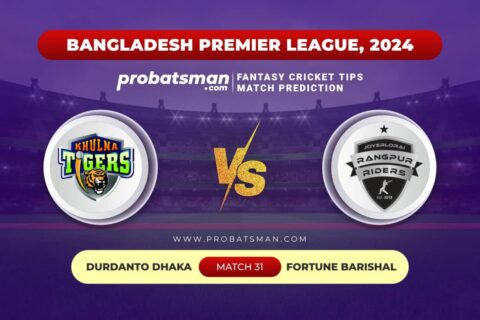 DD vs FBA Dream11 Prediction With Stats, Pitch Report & Player Record of BPL, 2024 For Match 31