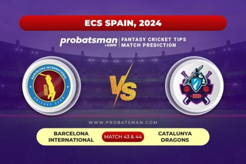 BI vs CDG Dream11 Prediction With Stats, Pitch Report & Player Record of ECS Spain, 2024 For Match Match 43 & 44