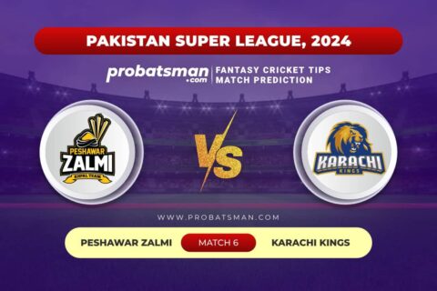 Match 6 PES vs KAR Pakistan Super League, 2024