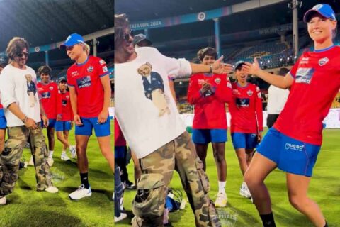[Watch] Meg Lanning Does The Iconic Shah Rukh Khan Pose With Him Ahead of WPL 2024