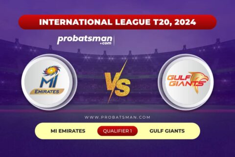 Qualifier 1 EMI vs GUL International League T20 (ILT20), 2024
