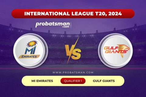 EMI vs GUL Dream11 Prediction With Stats, Pitch Report & Player Record of ILT20, 2024 For Qualifier 1