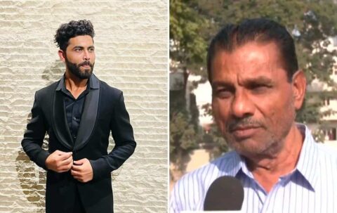 Ravindra Jadeja and Father Anirudhsinh Jadeja