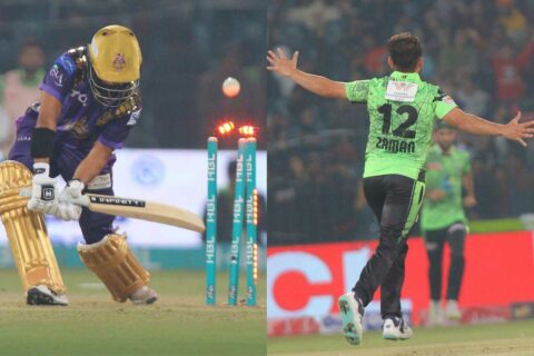 [Watch] Zaman Khan's Unplayable Yorker Dismisses Saud Shakeel During PSL 2024 Match