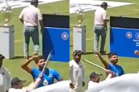 Shreyas Iyer was spotted dancing after his team Mumbai won the Ranji Trophy final