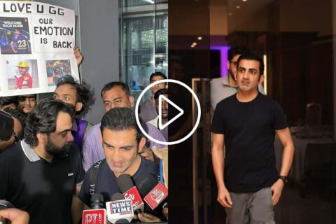 [Watch] Gautam Gambhir Receives Grand Welcome at Kolkata Airport as He Arrives to Join KKR Ahead of IPL 2024