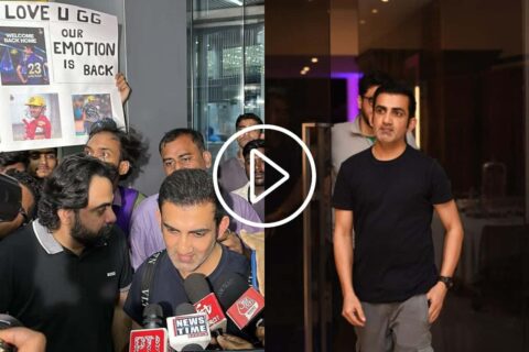 Gautam Gambhir Receives Grand Welcome at Kolkata Airport by KKR Fans Ahead of IPL 2024