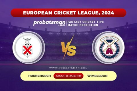 HOR vs WIM Dream11 Prediction With Stats, Pitch Report & Player Record of European Cricket League, 2024 For Match 10 of Group B