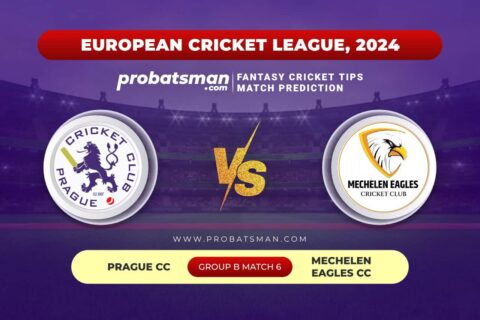 PCC vs MECC Dream11 Prediction With Stats, Pitch Report & Player Record of European Cricket League, 2024 For Match 6 of Group B