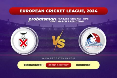 HOR vs HUD Dream11 Prediction With Stats, Pitch Report & Player Record of European Cricket League, 2024 For Match 7 of Group B